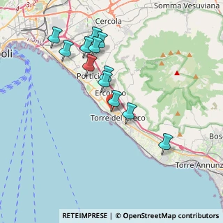 Mappa Viale Incisori, 80059 Torre del Greco NA, Italia (3.96667)