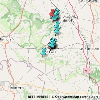 Mappa Via Goffredo Mameli, 70029 Santeramo In Colle BA, Italia (5.4835)