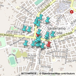 Mappa Via Goffredo Mameli, 70029 Santeramo In Colle BA, Italia (0.173)