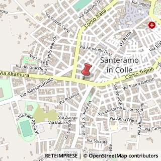 Mappa C/da Altamura, 28/A, 70029 Santeramo in Colle, Bari (Puglia)