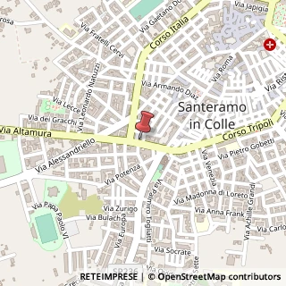Mappa Via Goffredo Mameli, 70029 Santeramo in Colle BA, Italia, 70029 Santeramo in Colle, Bari (Puglia)