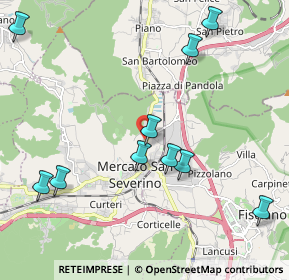 Mappa Via delle Puglie, 84085 Mercato San Severino SA, Italia (2.67273)