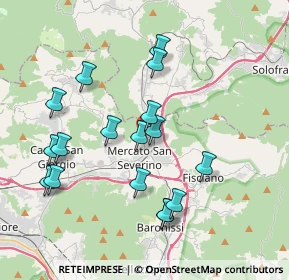 Mappa Via delle Puglie, 84085 Mercato San Severino SA, Italia (4.07882)