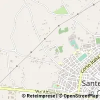 Kaart Santeramo in Colle