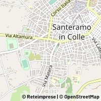 Mapa Santeramo in Colle