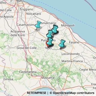 Mappa Via Santa Maria la Croce, 70015 Noci BA, Italia (7.404)