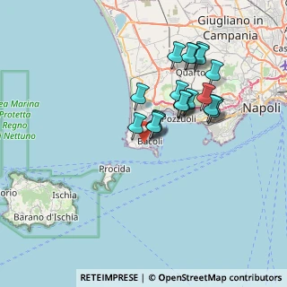 Mappa Via Giovanni Pontano, 80070 Bacoli NA, Italia (6.904)