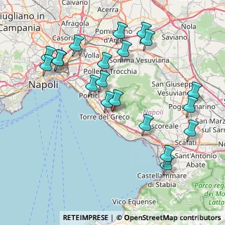 Mappa Via Vulcano, 80059 Torre del Greco NA, Italia (9.5045)