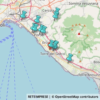 Mappa Via Anzio, 80059 Torre del Greco NA, Italia (3.7625)