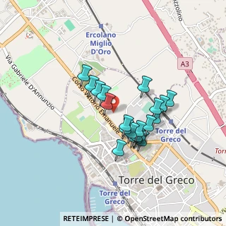 Mappa Via Anzio, 80059 Torre del Greco NA, Italia (0.367)