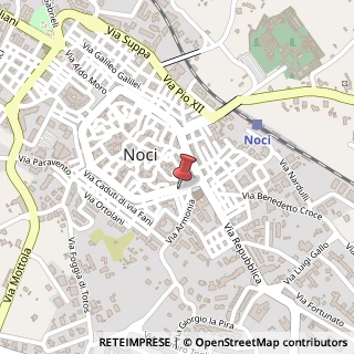 Mappa Via Camillo Benso Conte di Cavour, 154, 70015 Noci, Bari (Puglia)