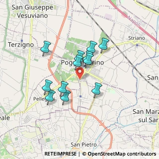 Mappa Via Aldo Moro, 80040 Poggiomarino NA, Italia (1.51333)