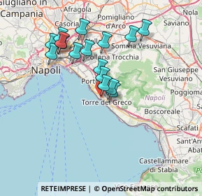 Mappa Via Fiorillo, 80056 Ercolano NA, Italia (6.98438)