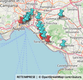 Mappa Via Fiorillo, 80056 Ercolano NA, Italia (7.505)