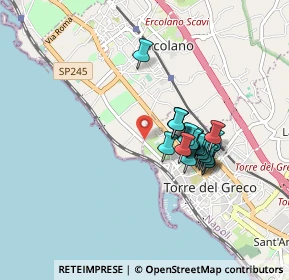 Mappa Via Fiorillo, 80056 Ercolano NA, Italia (0.744)