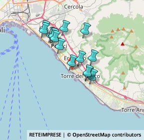 Mappa Via Fiorillo, 80056 Ercolano NA, Italia (3.08133)