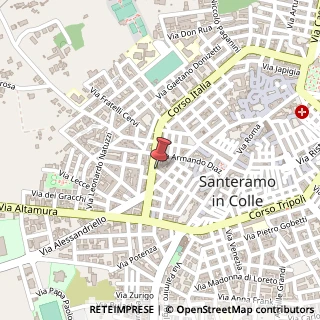 Mappa Via Santa Lucia, 91, 70029 Santeramo in Colle, Bari (Puglia)