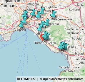 Mappa Via g D’Annunzio 10 Numero 10 piano rialzato, 80056 Ercolano NA, Italia (7.4495)