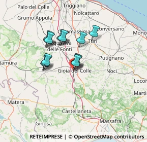 Mappa Via dei Girardi, 70023 Gioia del Colle BA, Italia (11.21714)