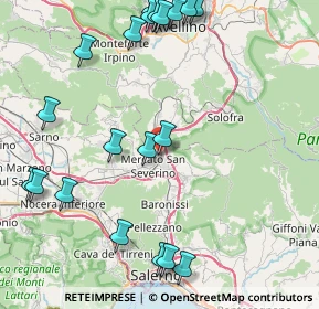 Mappa Via San Rocco, 84085 Mercato San Severino SA, Italia (11.4005)