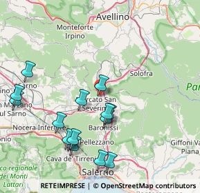 Mappa Via San Rocco, 84085 Mercato San Severino SA, Italia (9.38133)