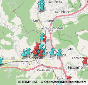 Mappa Via San Rocco, 84085 Mercato San Severino SA, Italia (2.602)