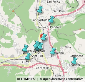 Mappa Via San Rocco, 84085 Mercato San Severino SA, Italia (1.85917)