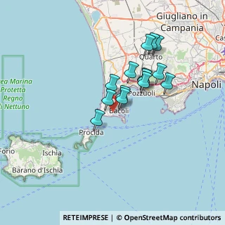 Mappa Via Pozzo Guardascione, 80070 Monte di Procida NA, Italia (5.98929)