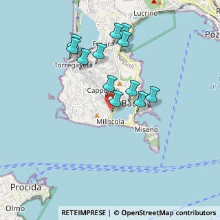 Mappa Via Pozzo Guardascione, 80070 Monte di Procida NA, Italia (1.82417)