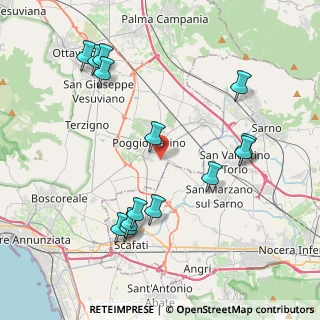 Mappa Via XXV Aprile, 80040 Poggiomarino NA, Italia (4.80643)