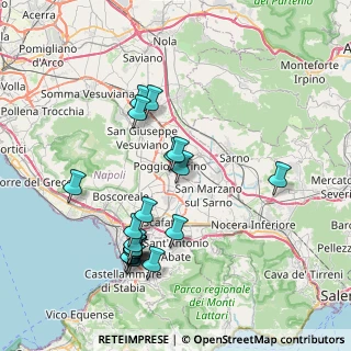 Mappa Via XXV Aprile, 80040 Poggiomarino NA, Italia (8.401)