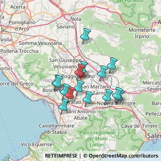 Mappa Via XXV Aprile, 80040 Poggiomarino NA, Italia (6.192)