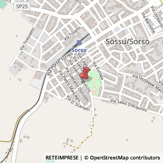 Mappa Via Giacomo Puccini, 2, 07037 Sorso, Sassari (Sardegna)