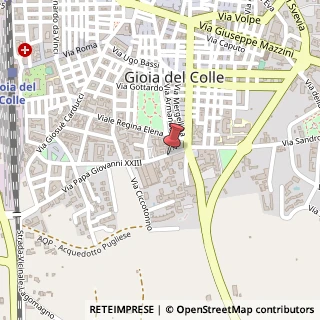Mappa Via Papa Giovanni XXIII, 90, 70023 Gioia del Colle, Bari (Puglia)