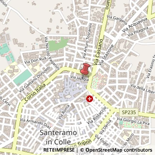 Mappa Via Japigia, 21, 70029 Santeramo in Colle, Bari (Puglia)