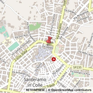 Mappa Via japigia 31, 70029 Santeramo in Colle, Bari (Puglia)