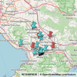 Mappa Via Principe di Piemonte, 80040 Poggiomarino NA, Italia (6.80632)