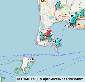 Mappa Via le Croci, 80070 Monte di Procida NA, Italia (5.0175)