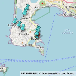 Mappa Via Pagliaro, 80070 Bacoli NA, Italia (1.73385)