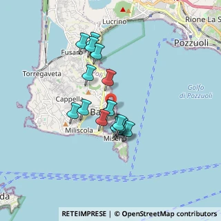 Mappa Via Pagliaro, 80070 Bacoli NA, Italia (1.44824)