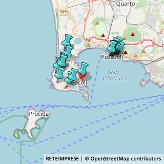 Mappa Via Pagliaro, 80070 Bacoli NA, Italia (3.473)