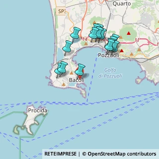 Mappa Via Pagliaro, 80070 Bacoli NA, Italia (3.96667)