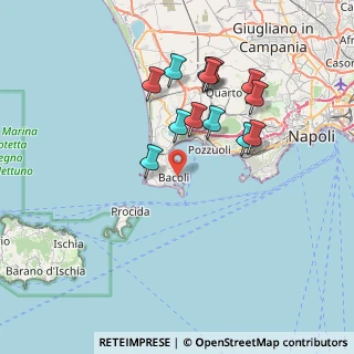 Mappa Via Pagliaro, 80070 Bacoli NA, Italia (7.44923)
