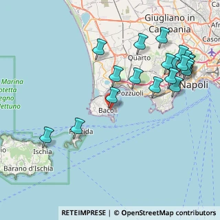 Mappa Via Pagliaro, 80070 Bacoli NA, Italia (10.3425)