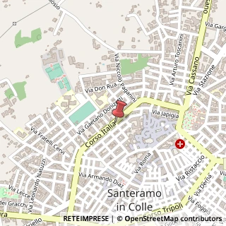 Mappa Corso Italia, 109, 70029 Santeramo in Colle, Bari (Puglia)