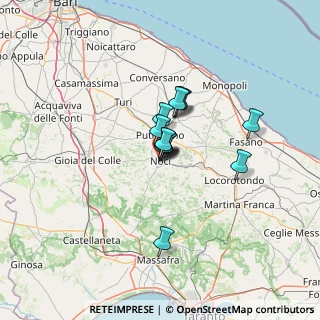 Mappa Via Silvio Pellico, 70015 Noci BA, Italia (7.94231)