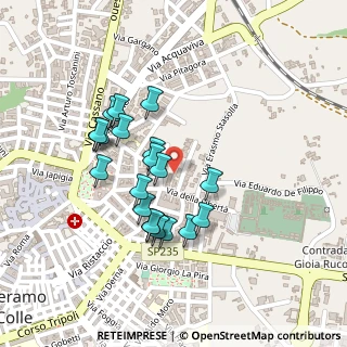 Mappa Via della Resistenza, 70029 Santeramo In Colle BA, Italia (0.213)