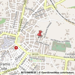 Mappa Via della Resistenza, 9, 70029 Santeramo in Colle, Bari (Puglia)