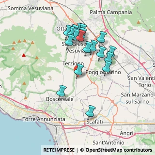Mappa Via San Felice, 80040 Terzigno NA, Italia (3.793)