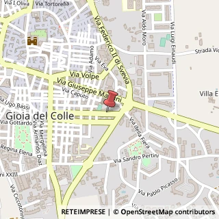 Mappa Via Giacomo Argento, 89, 70023 Gioia del Colle, Bari (Puglia)